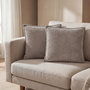 Voir la diapositive 2 : MATELAS POUR TOUS MATELAS POUR TOUS | Lot de 2 coussins velours côtelé MALO | Gris Clair