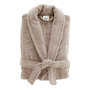 Voir la diapositive 1 : Paris Prix Peignoir Col Châle en Coton  Tendresse  Taupe