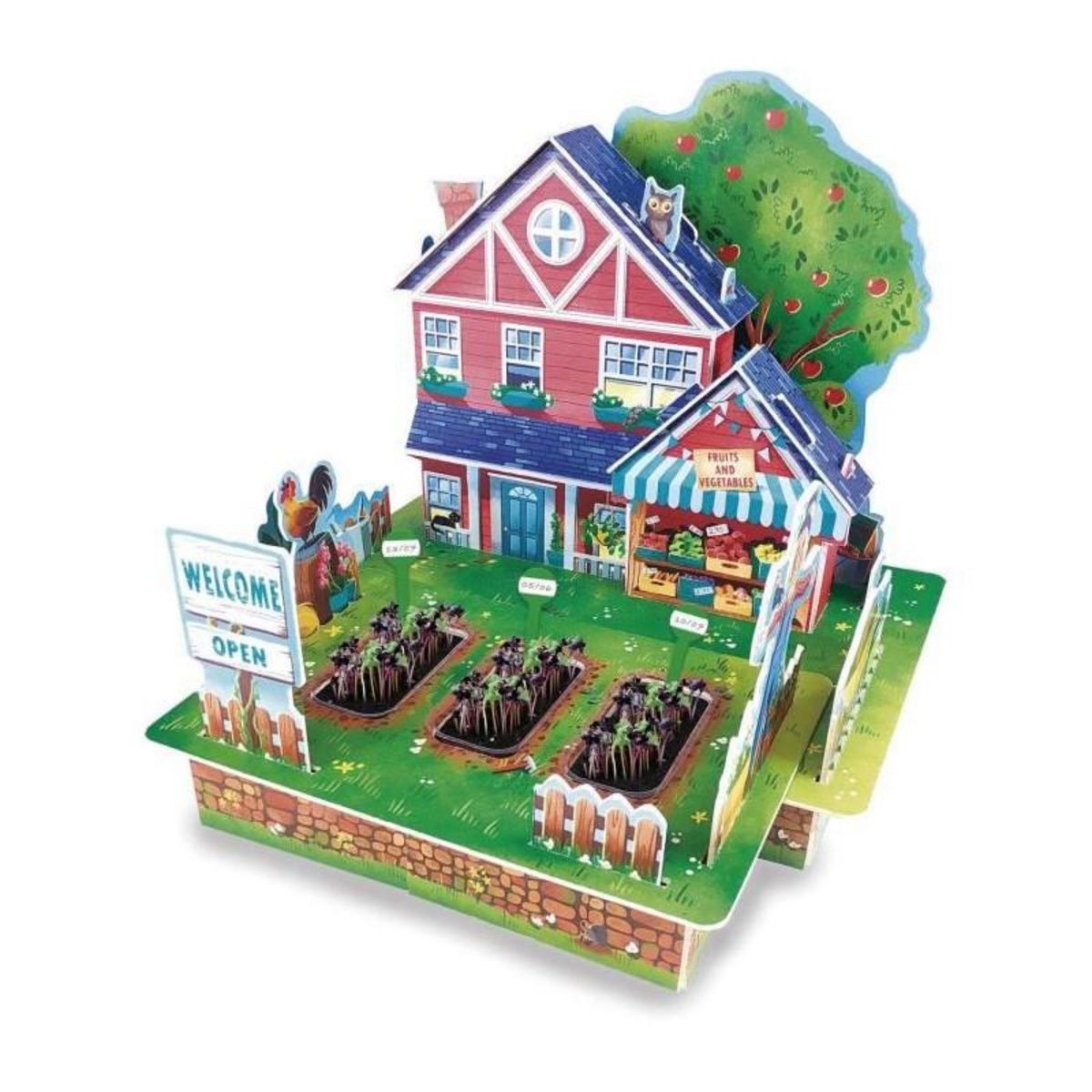 EDUCA 3D DREAM GARDENS 2IN1 - POTAGER