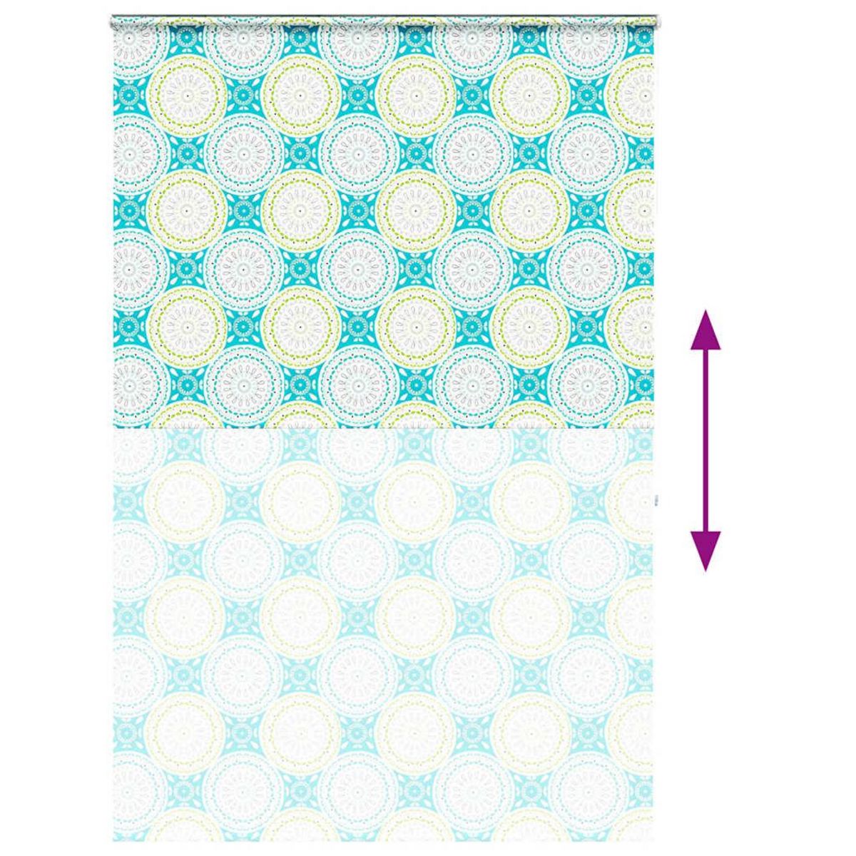 VIDAXL Store enrouleur de douche avec cassette largeur du tissu 156 cm