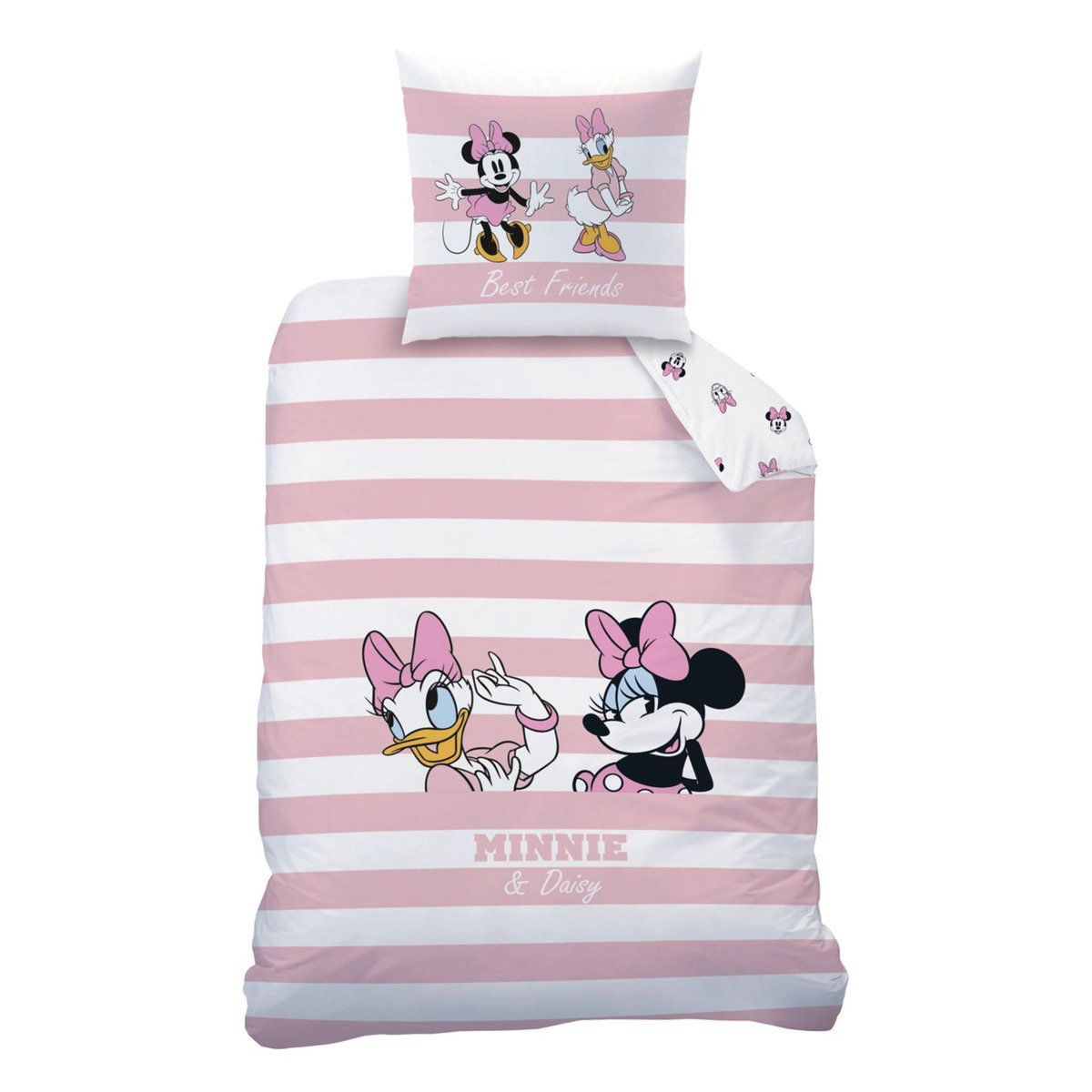 MINNIE Parure housse de couette enfant en coton 57 fils MINNIE COLLEGE 