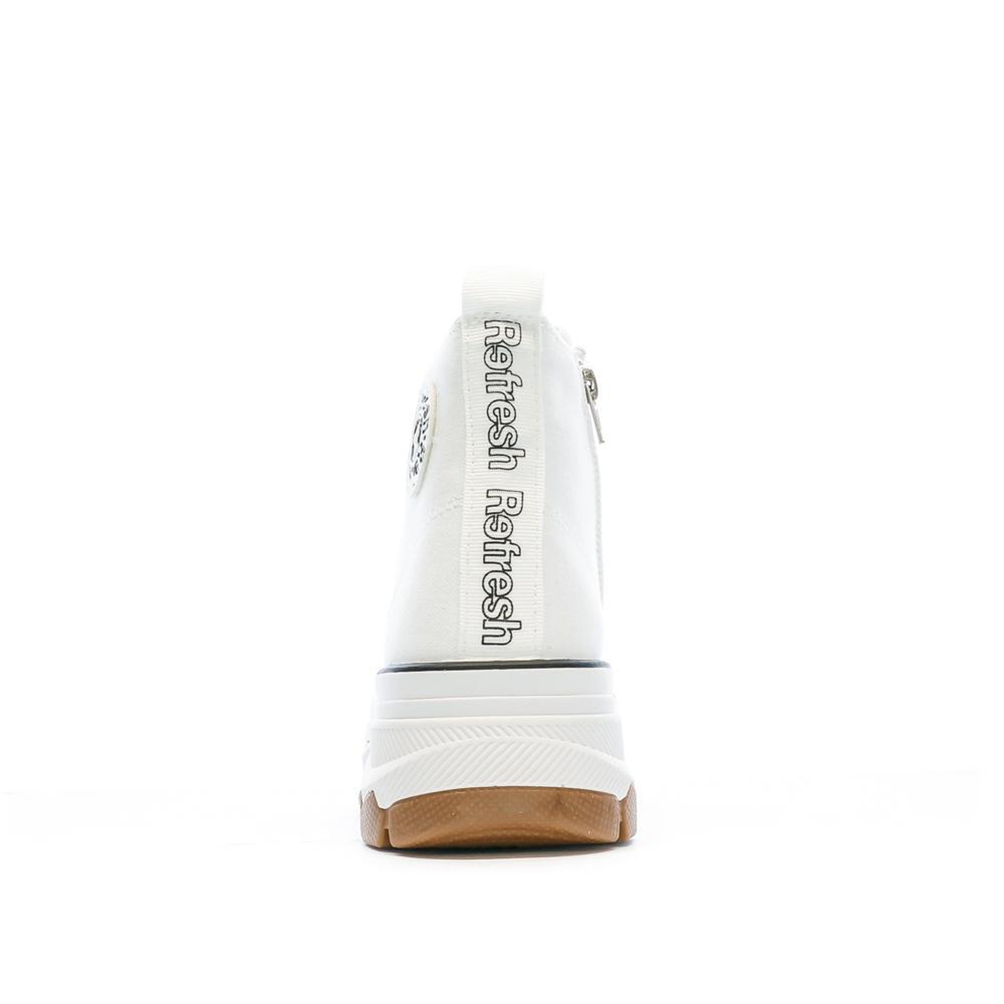 Voir la diapositive 3 : REFRESH Baskets Blanche Femme Refresh Lona