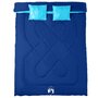 Voir la diapositive 2 : VIDAXL Sac de couchage double et oreillers adultes camping 3 4 saisons