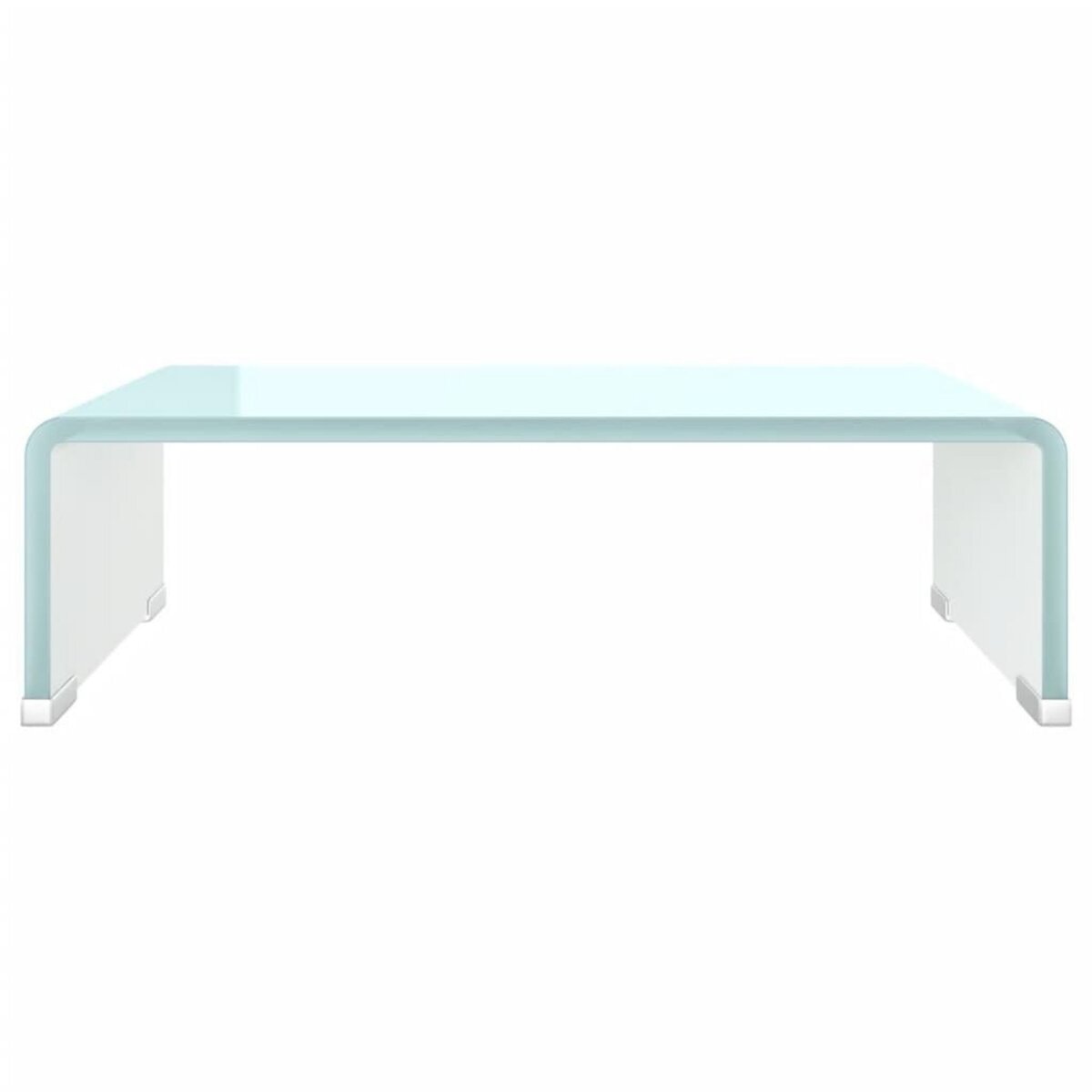 VIDAXL Meuble TV/Support pour moniteur 40x25x11 cm verre vert