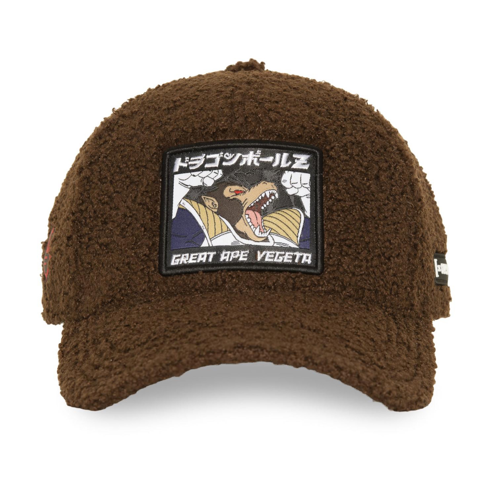 Voir la diapositive 2 : CAPSLAB Casquette baseball en sherpa avec patch dragon ball z sherpa