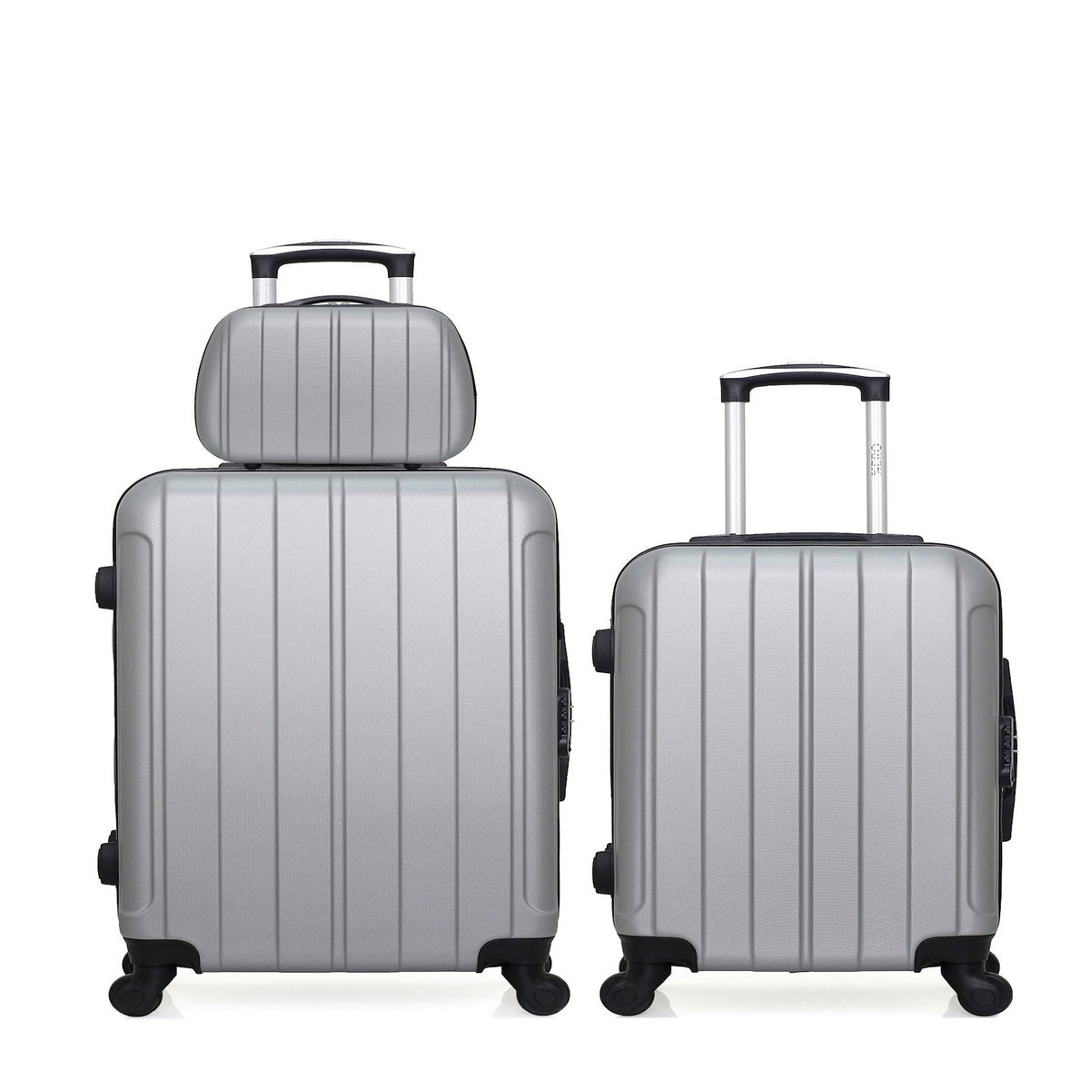 HERO HERO - Lot de 3 - Valise weekend, valise cabine et vanity FOGO