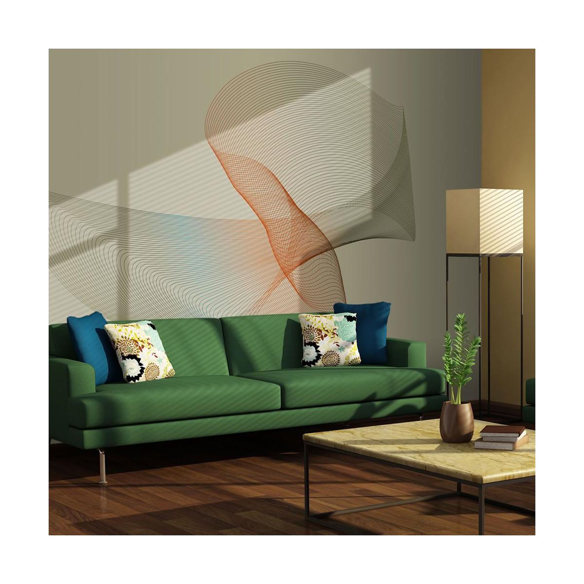 Paris Prix Papier peint  figure en pastels. Coloris disponibles : Multicolore
