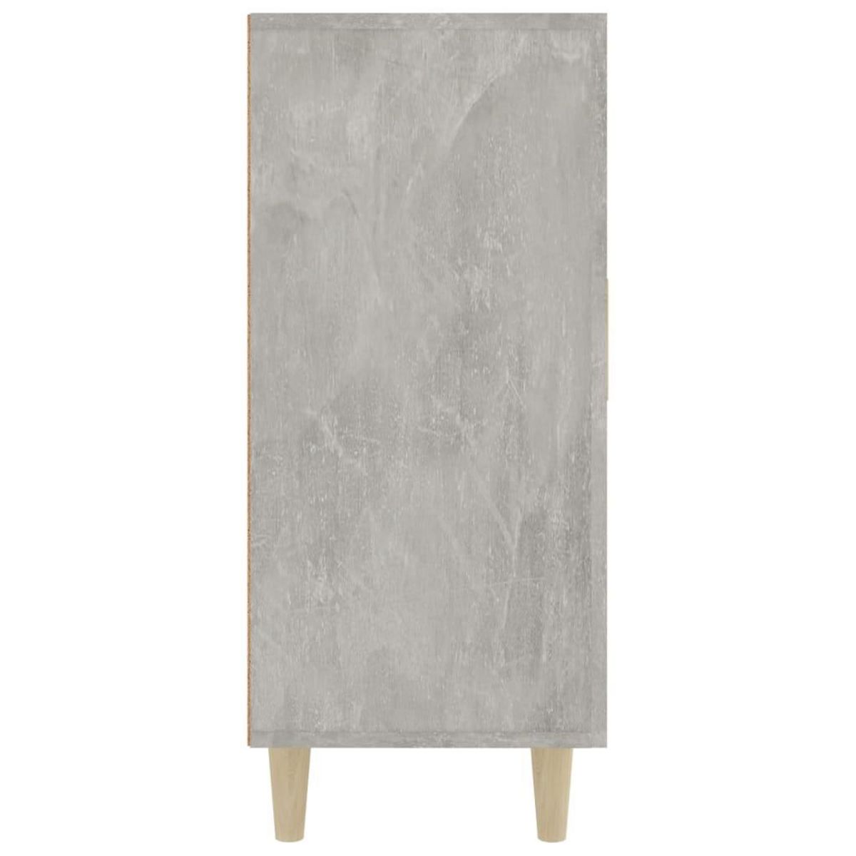 VIDAXL Buffet gris beton 90x34x80 cm bois d'ingenierie