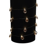 FEERIC LIGHT & CHRISTMAS Guirlande de Noël lumineuse ampoule Xmas. Coloris disponibles : Marron