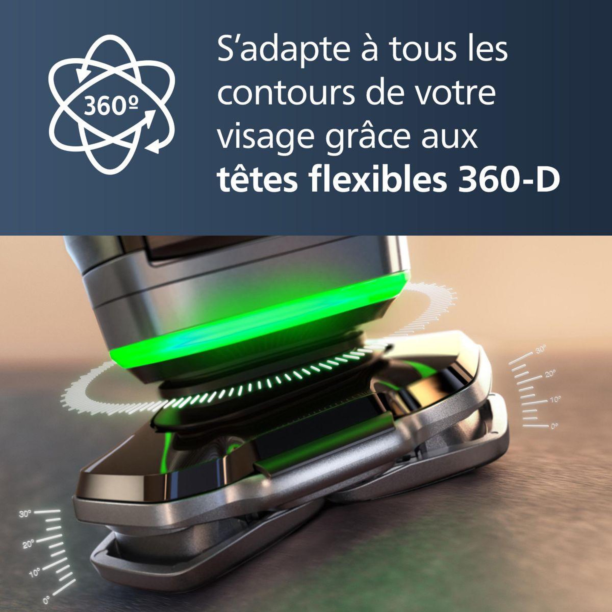 Voir la diapositive 4 : Philips Rasoir électrique Series 9000 S9974/35