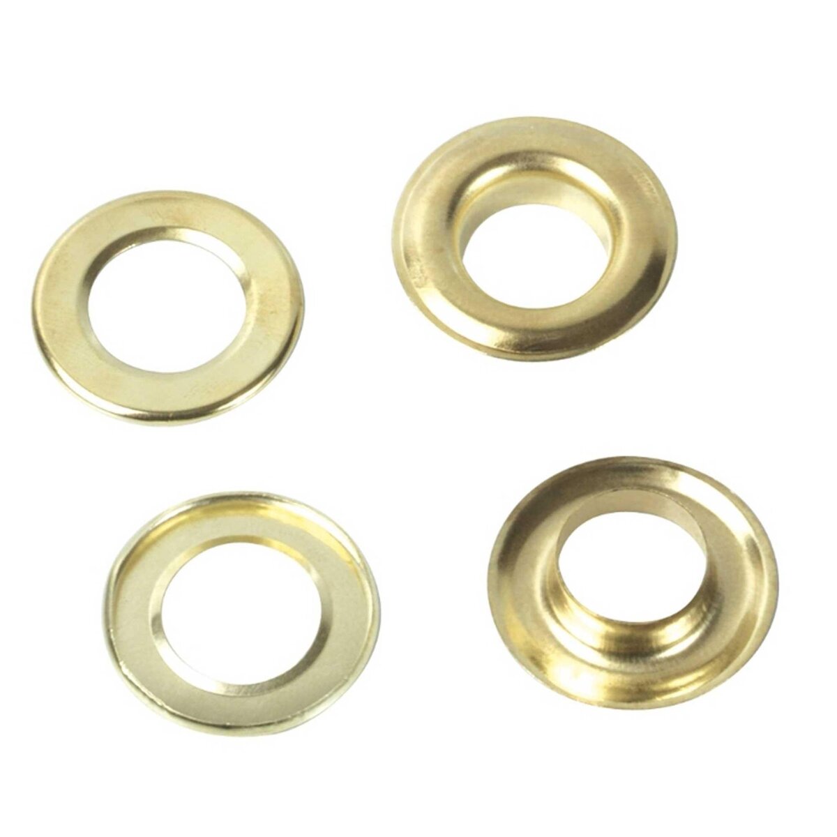 Ribiland Lot d'oeillets en métal pour bâche 50pcs