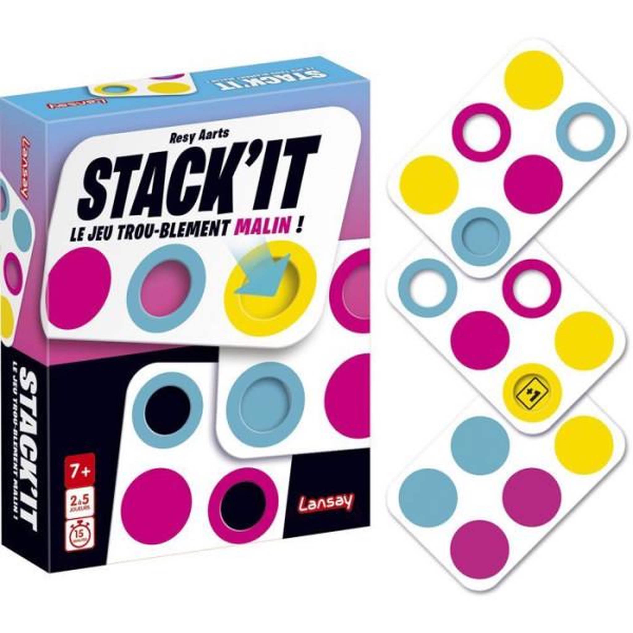 Voir la diapositive 2 : LANSAY STACK'IT - Jeu de société - LANSAY - Des 7 ans