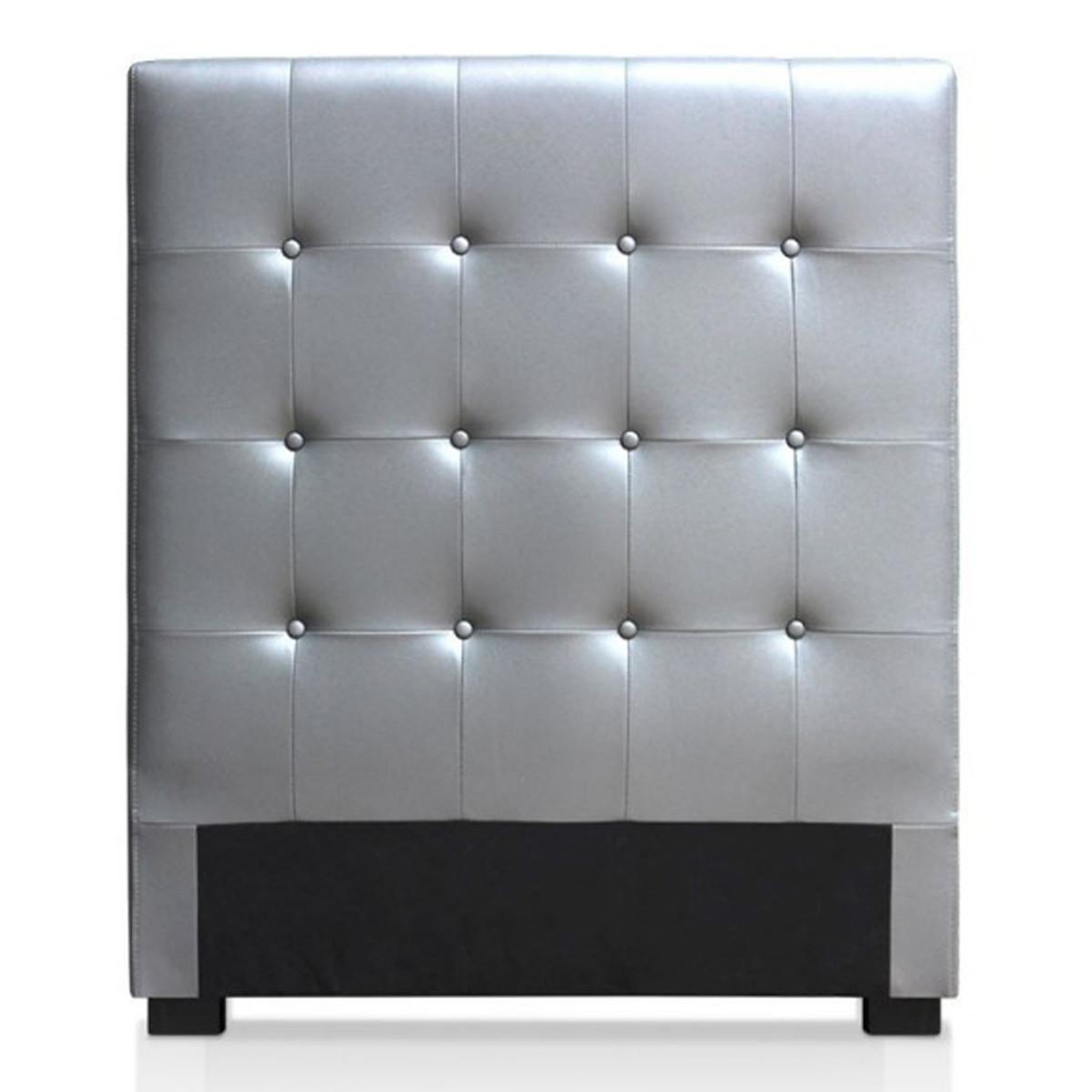 Paris Prix Tête de lit capitonnée  amor  90cm argent