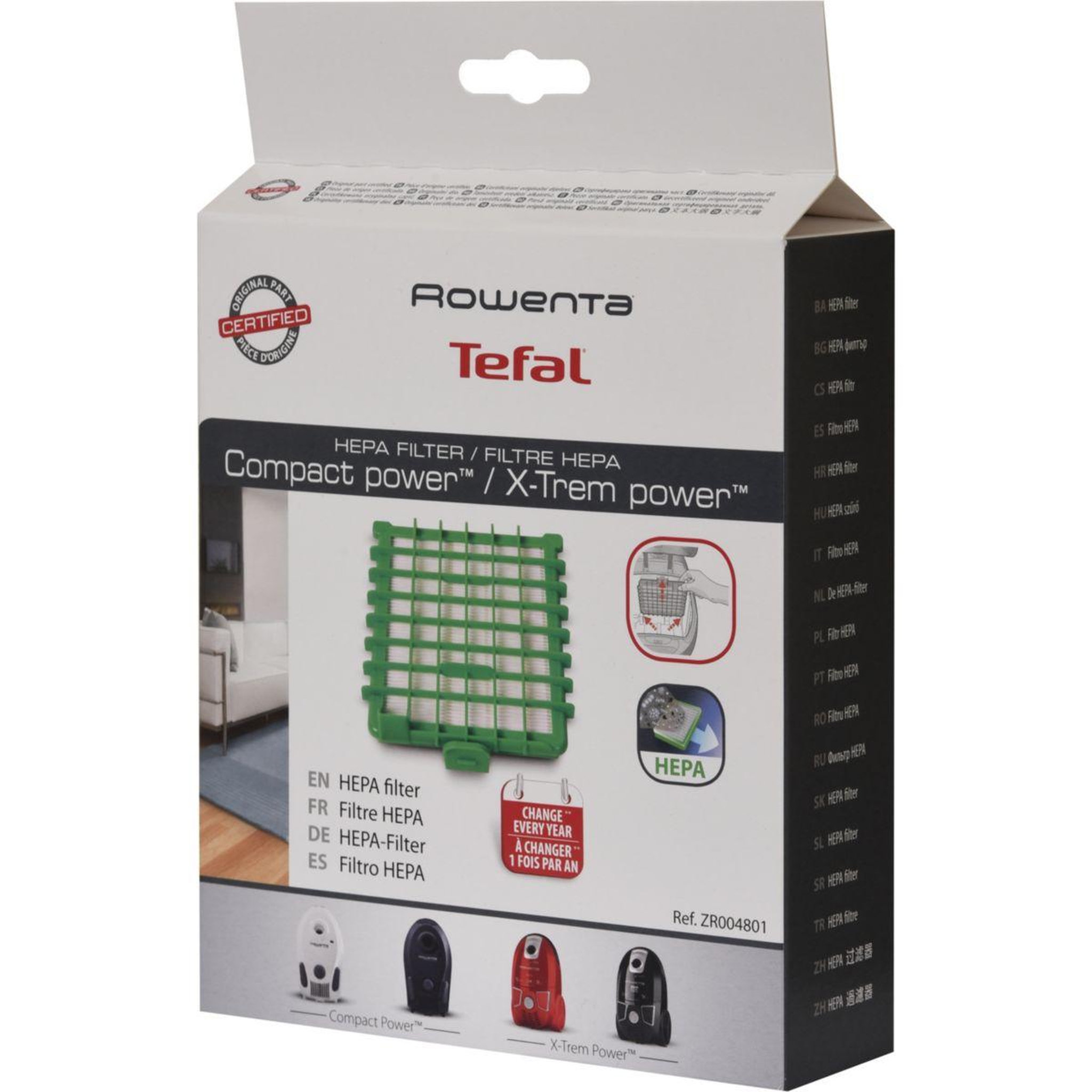 Voir la diapositive 3 : ROWENTA Filtre poussière hygiénique compact power extreme power