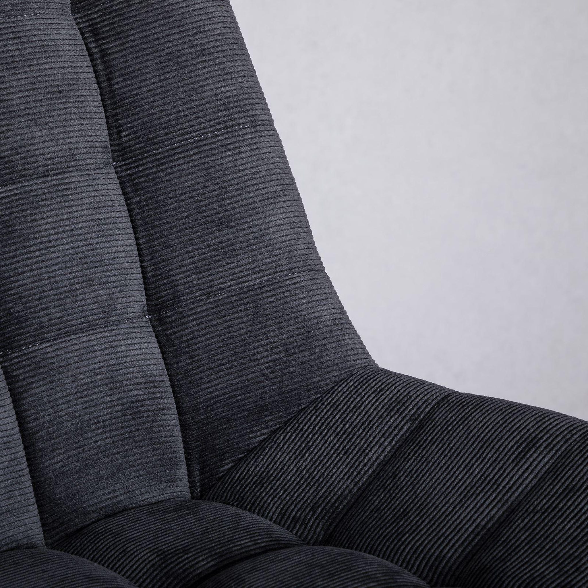 Voir la diapositive 4 : IDIMEX Chaise de bureau VASILO en velours côtelé