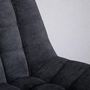 Voir la diapositive 4 : IDIMEX Chaise de bureau VASILO en velours côtelé