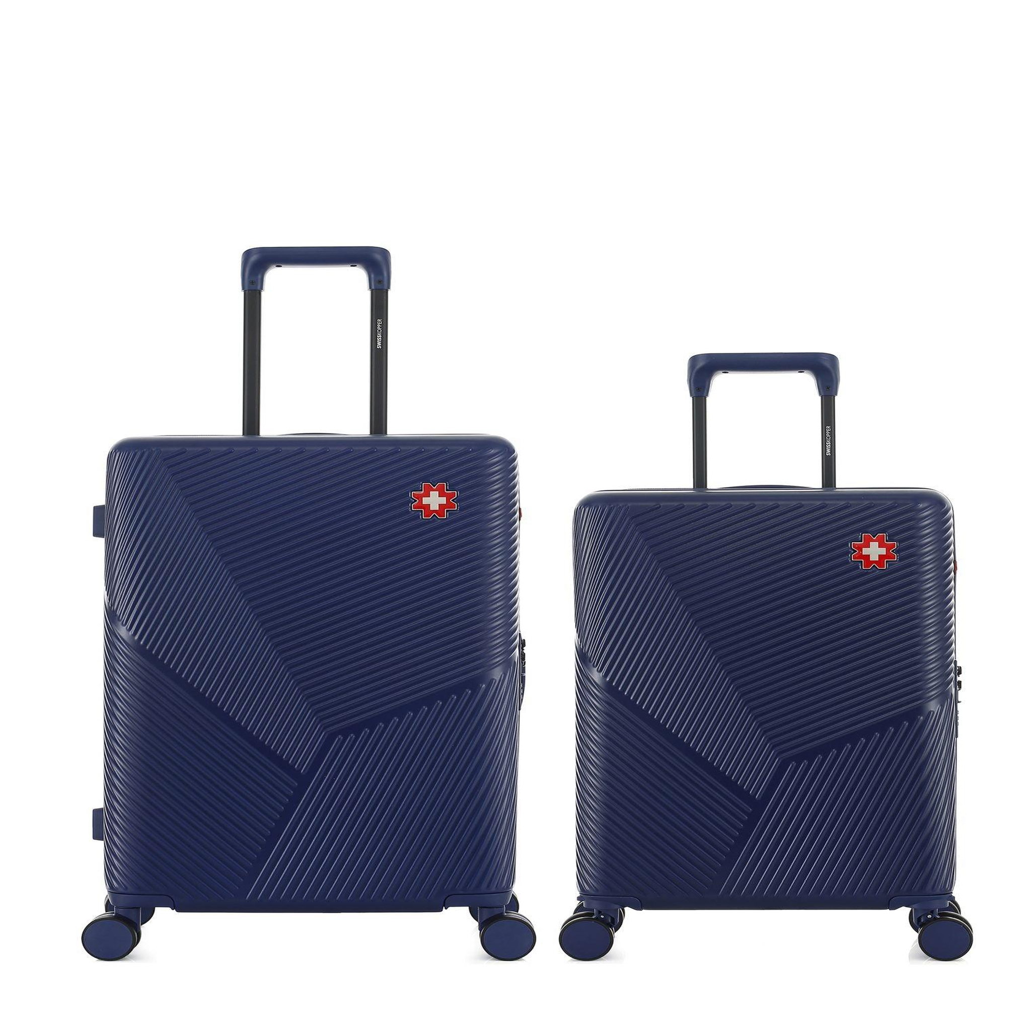SWISS KOPPER Lot de 2 Valises Rigides Taille Moyenne et Cabine FRIBOURG