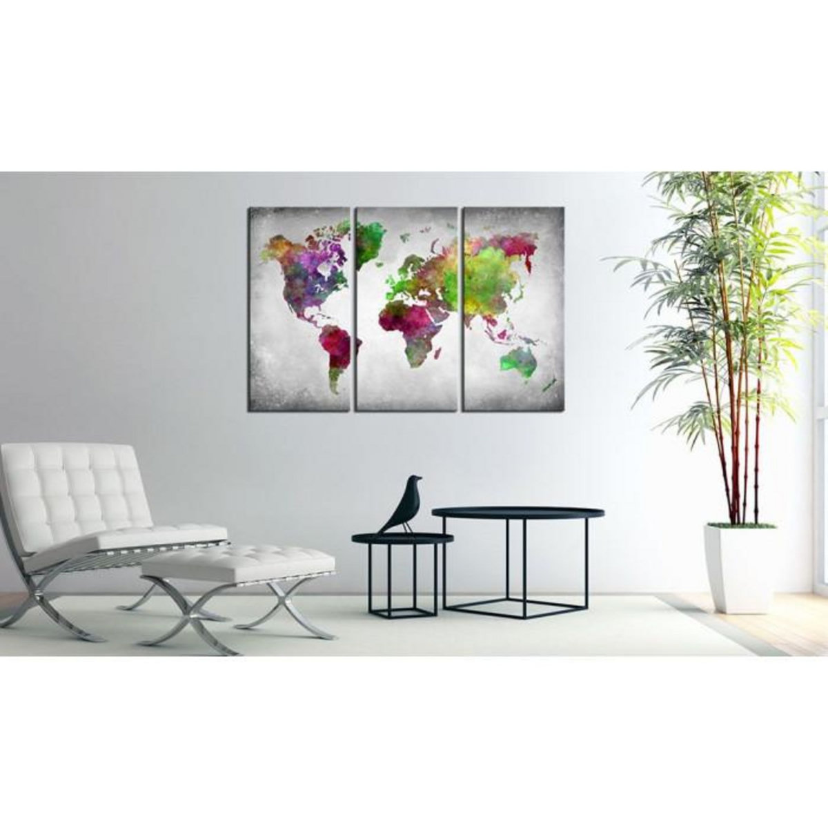 Paris Prix Tableau en Liège  Carte du Monde - Diversity of World