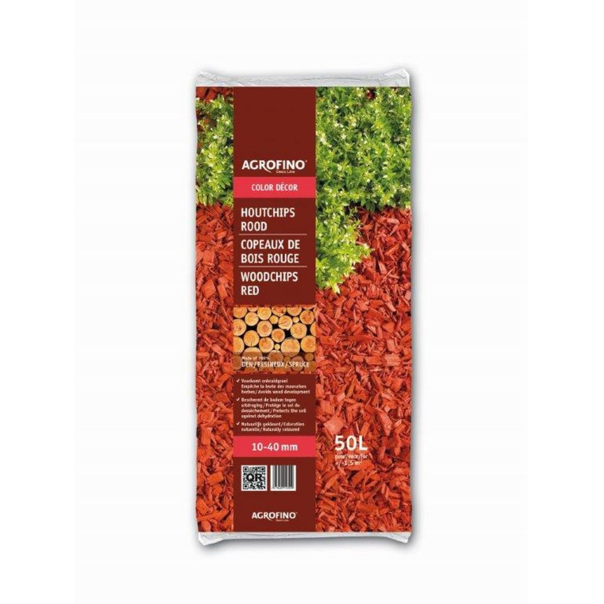 AGROFINO COPEAUX DE BOIS ROUGE 50L AGROFINO