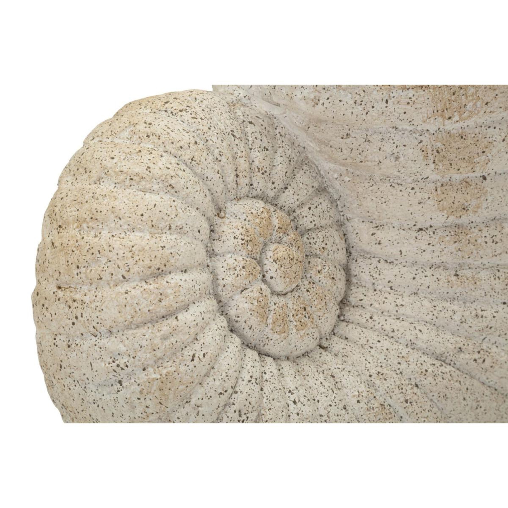 Voir la diapositive 5 : Paris Prix Vase design effet sable  shell  33cm beige