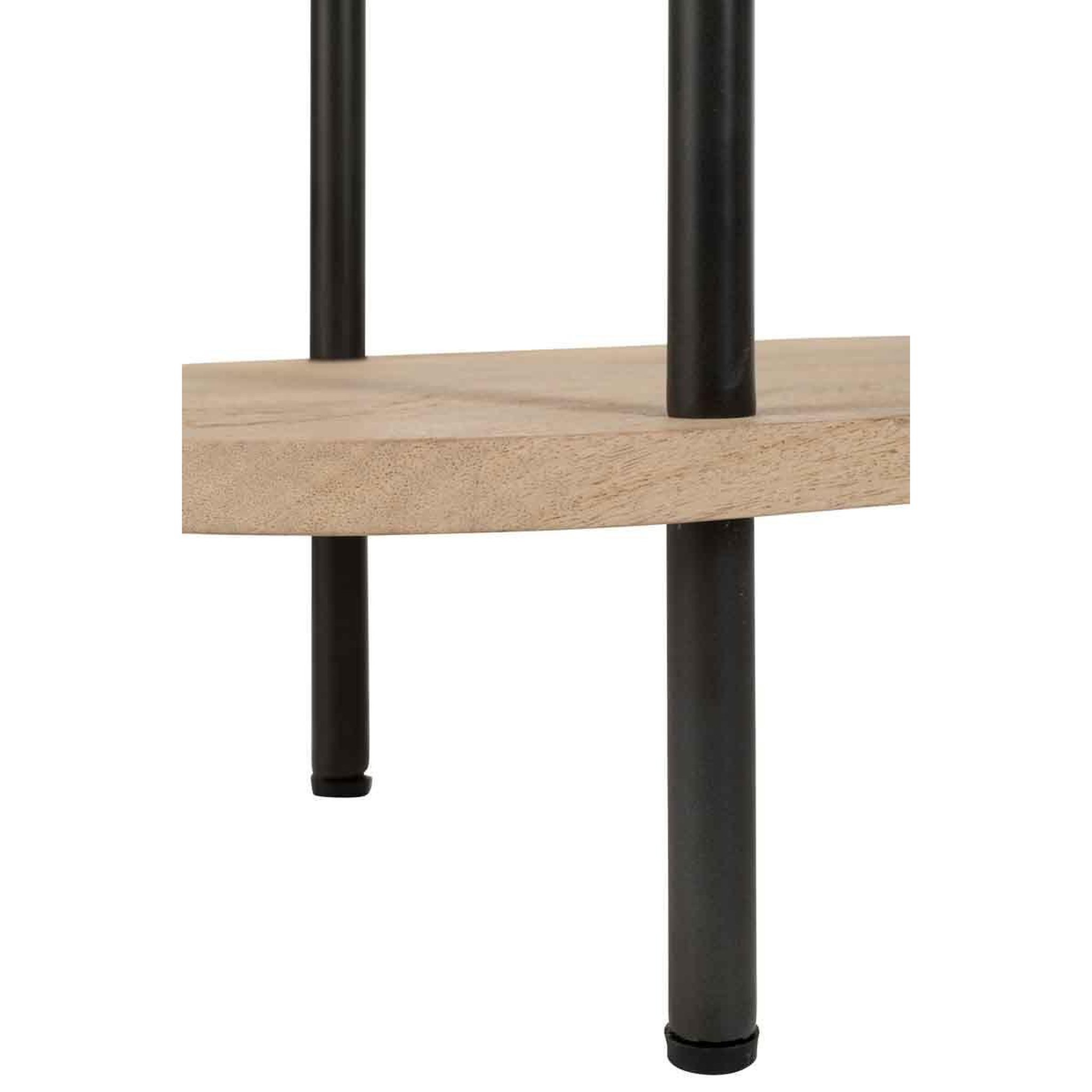 Voir la diapositive 5 : J-LINE Console 3 Niveaux en Bois  Eli  140cm Naturel