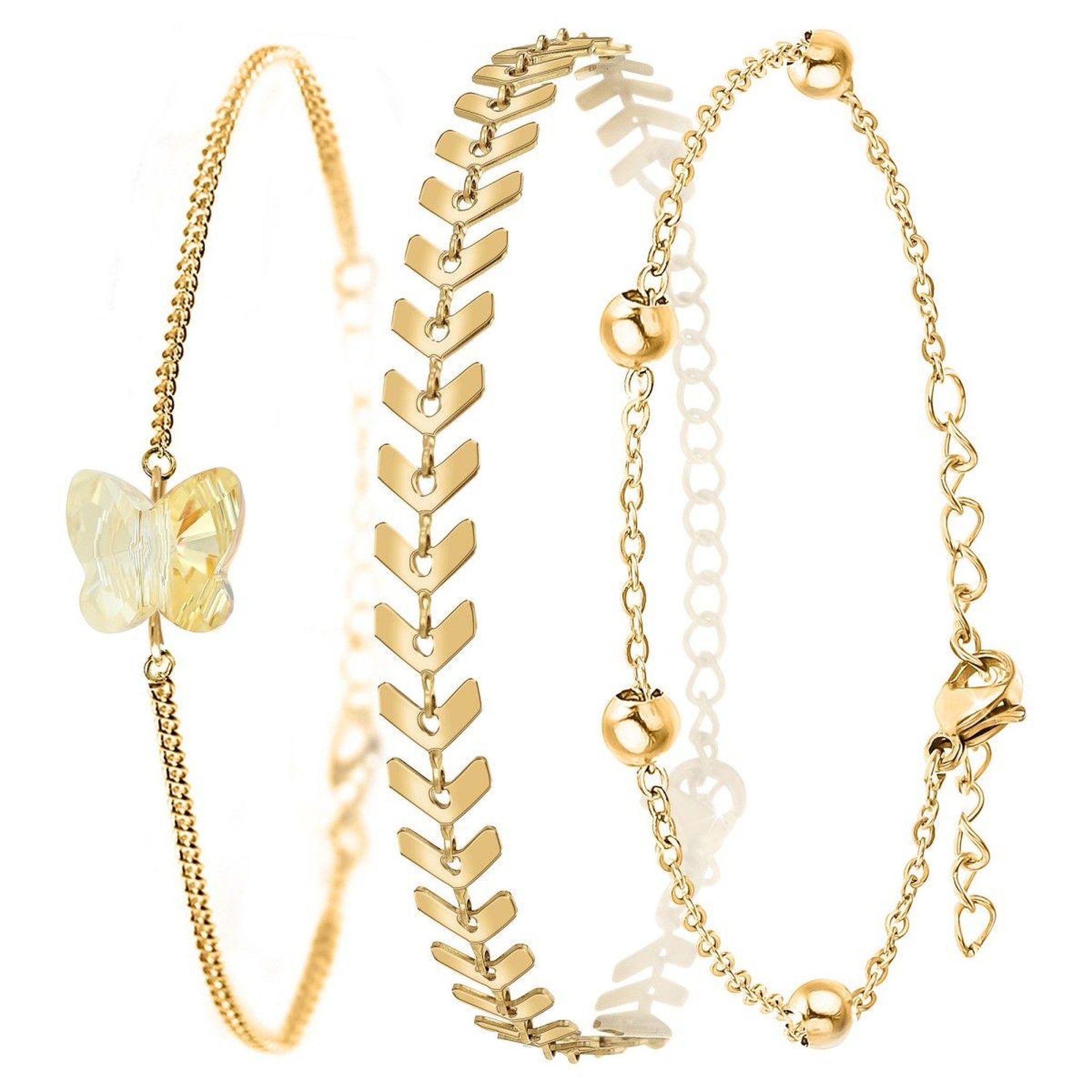 Voir la diapositive 2 : SC CRYSTAL Set de 3 bracelets par SC Crystal®