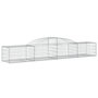Voir la diapositive 3 : VIDAXL Paniers a gabions arques 3 pcs 300x50x40/60 cm fer galvanise