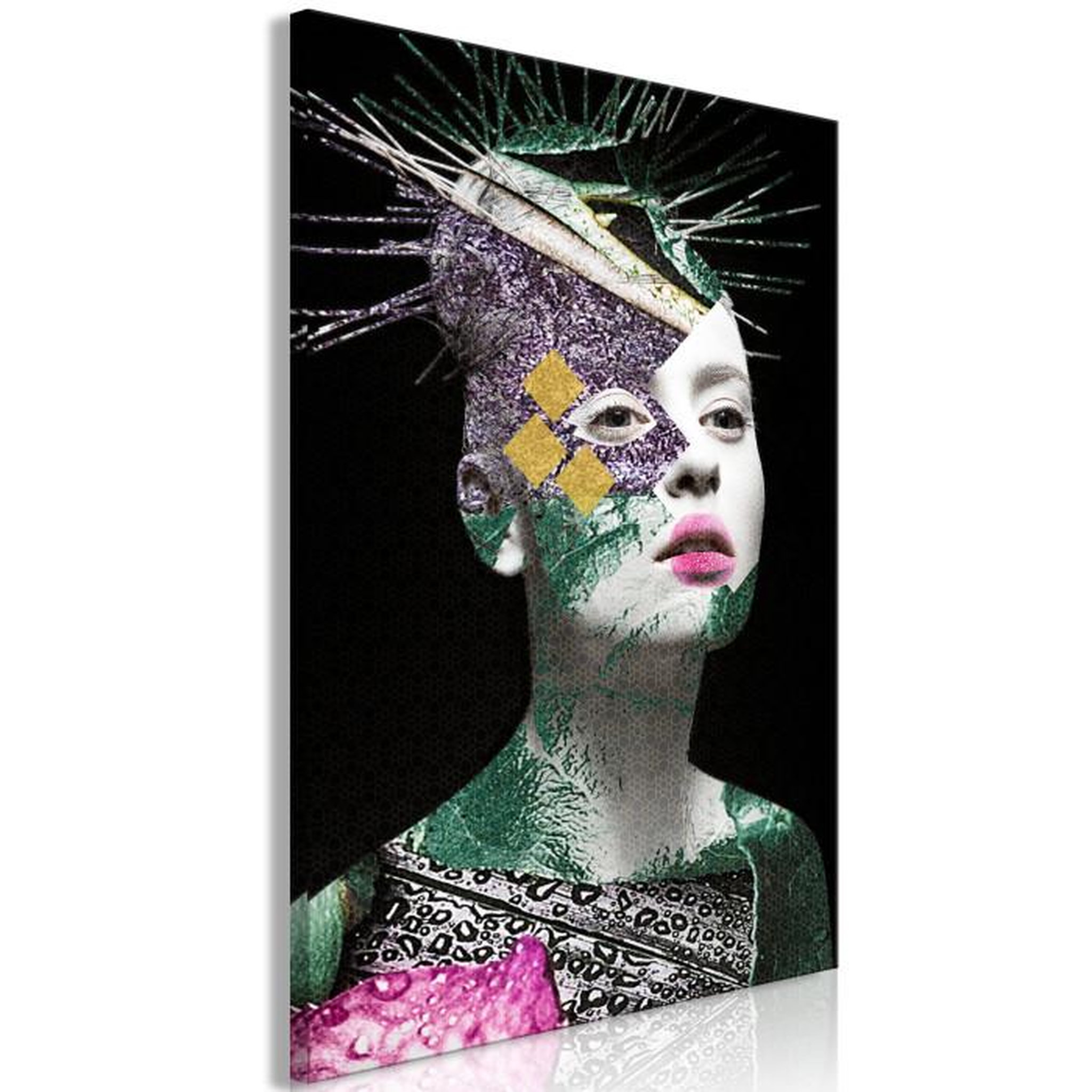 Paris Prix Tableau Imprimé  Colourful Portrait. Coloris disponibles : Multicolore