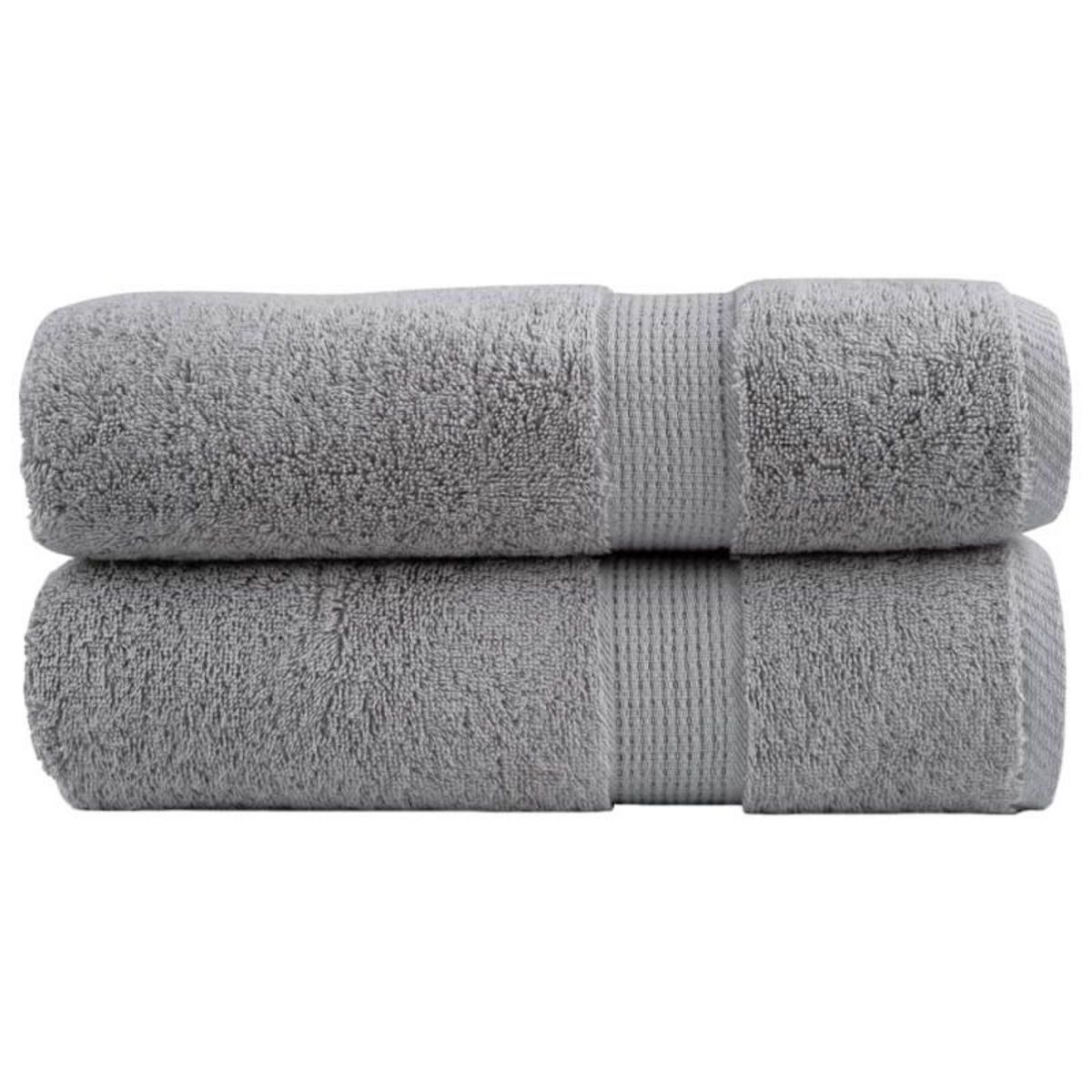 VIDAXL Essuie mains de qualité supérieure SOLUND 2 pcs gris 600 g m²