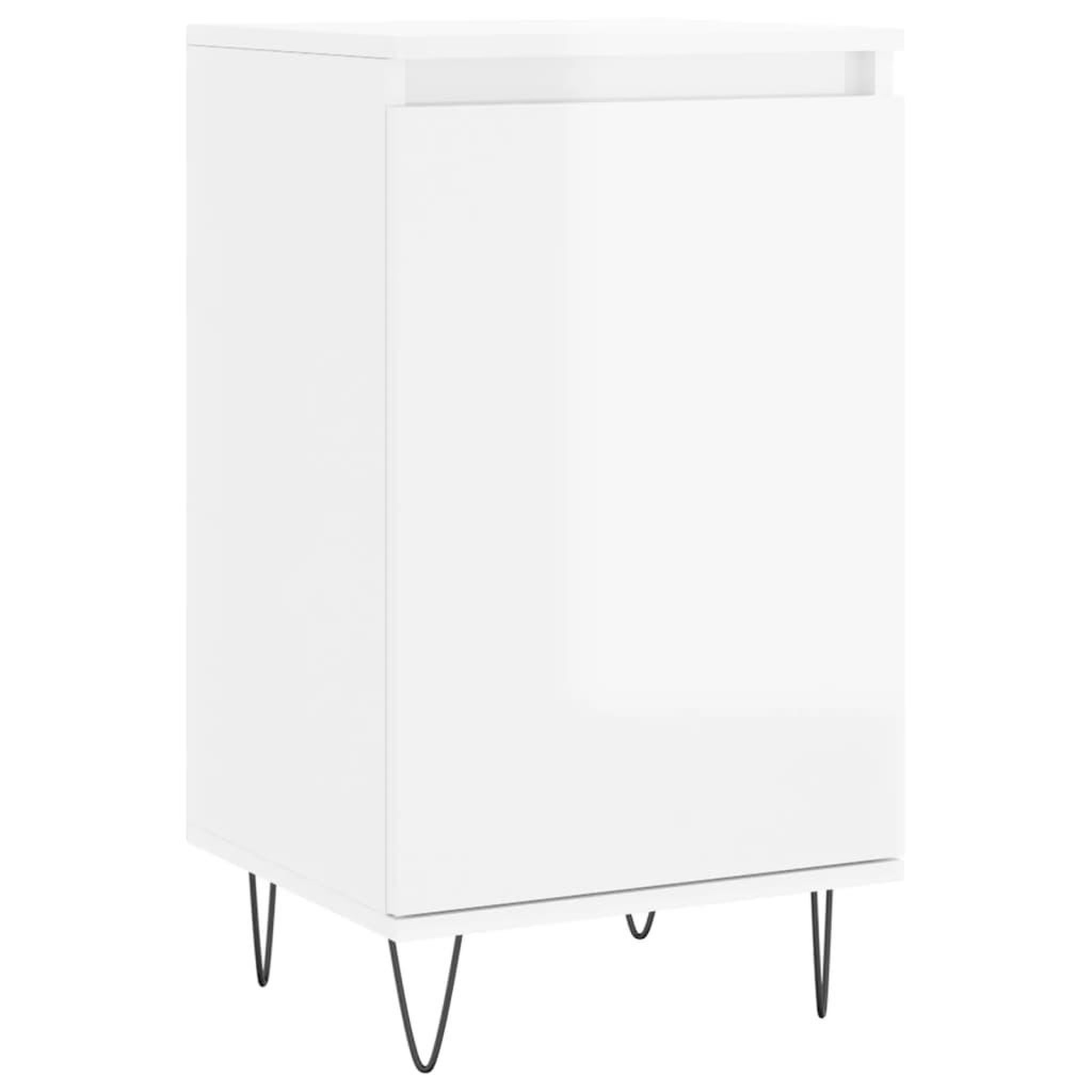 Voir la diapositive 2 : VIDAXL Buffet blanc brillant 40x35x70 cm bois d'ingenierie