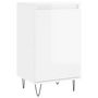 Voir la diapositive 2 : VIDAXL Buffet blanc brillant 40x35x70 cm bois d'ingenierie