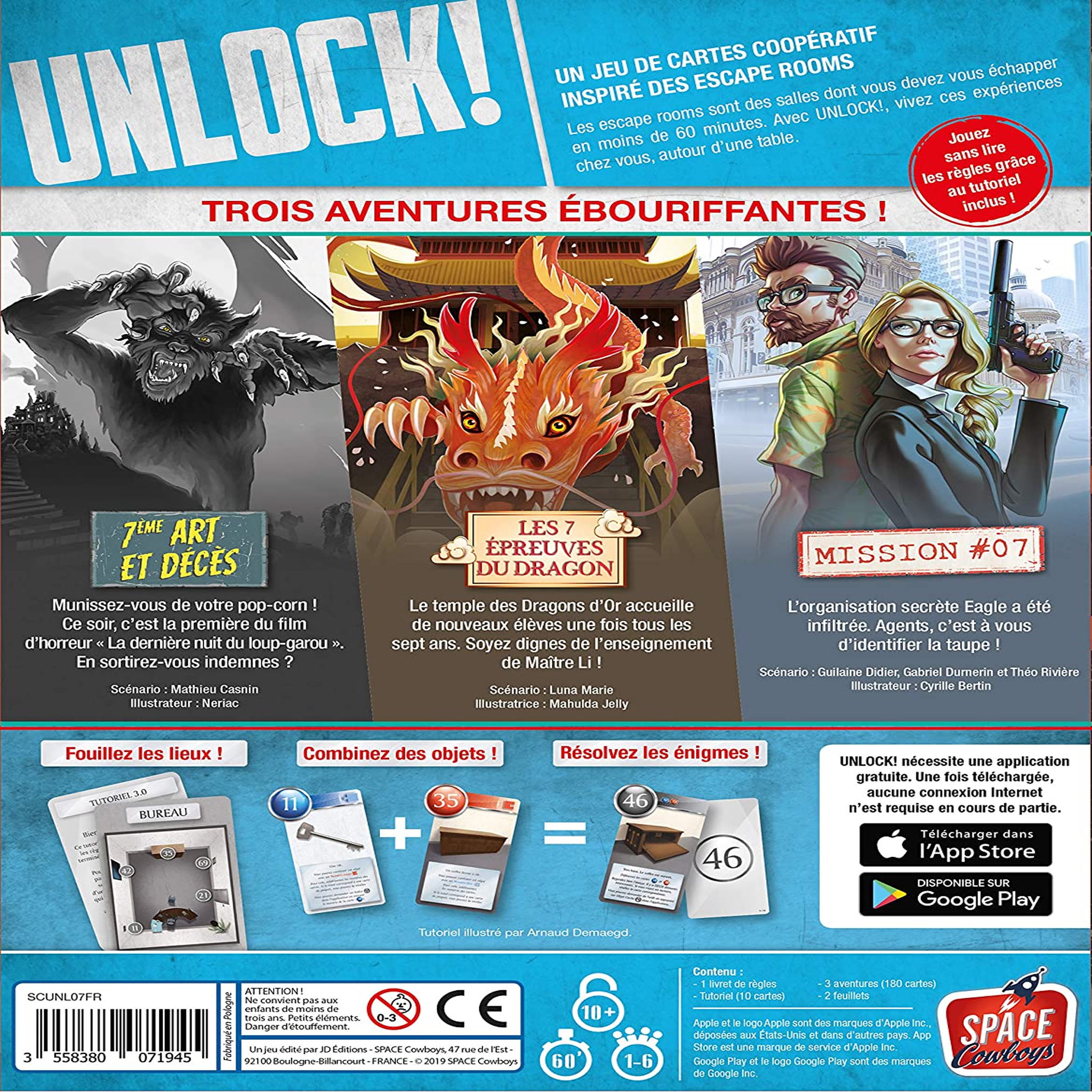 Voir la diapositive 2 : ASMODEE Jeu Unlock! Epic Adventures