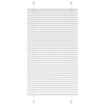 VIDAXL Store plisse blanc 80x100 cm largeur du tissu 79,4 cm polyester