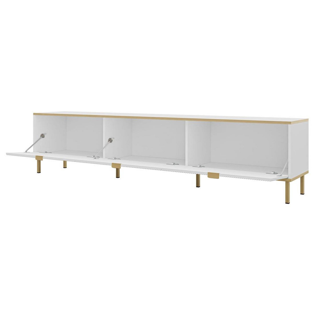 BEST MOBILIER Hope - meuble tv 202 cm - 3 portes