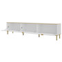 Voir la diapositive 3 : BEST MOBILIER Hope - meuble tv 202 cm - 3 portes