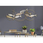 Voir la diapositive 5 : Paris Prix Décoration Murale en Métal  Fishy Move  142cm Multicolore