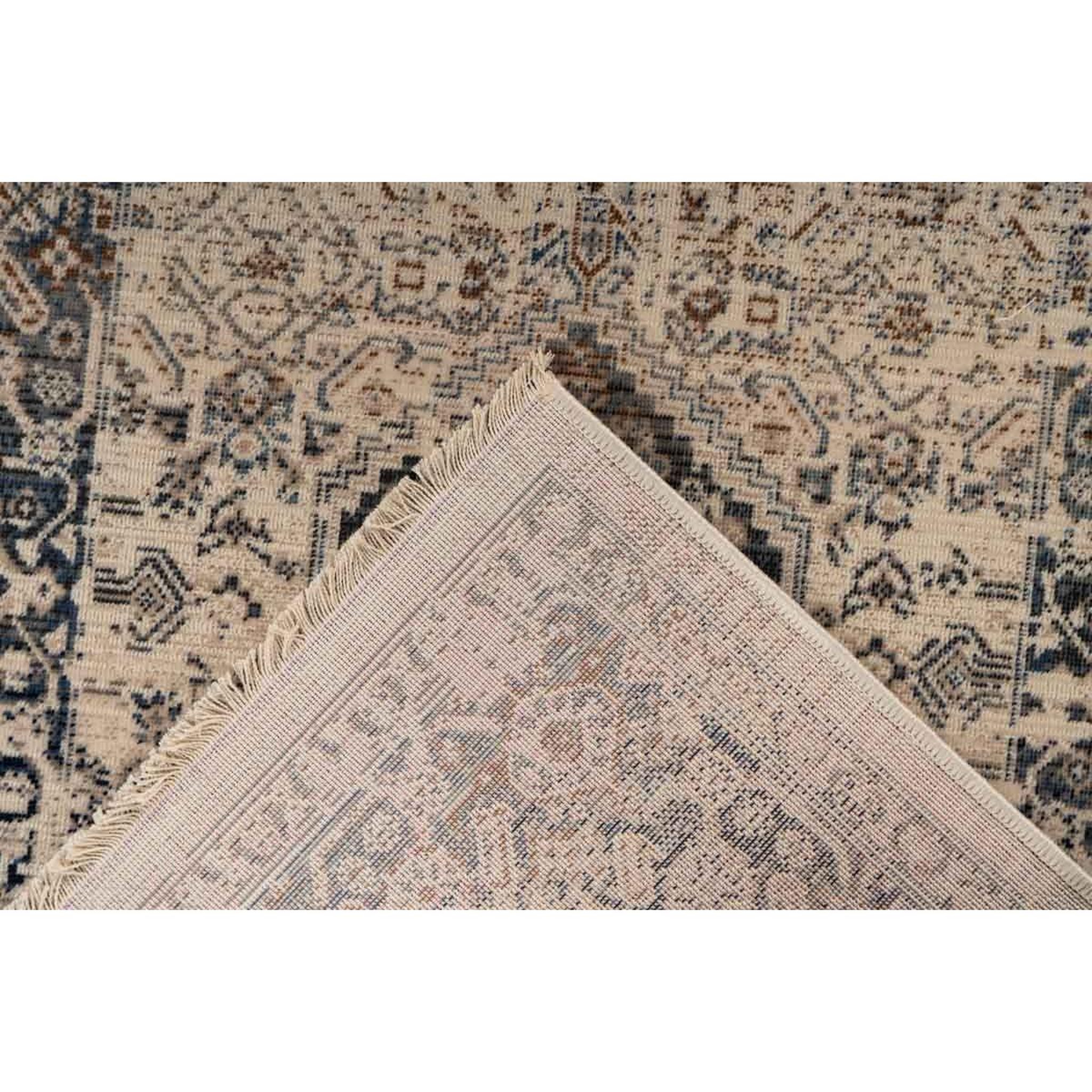 Voir la diapositive 4 : Paris Prix Tapis tissé ethnique à poils plats  charu  bleu