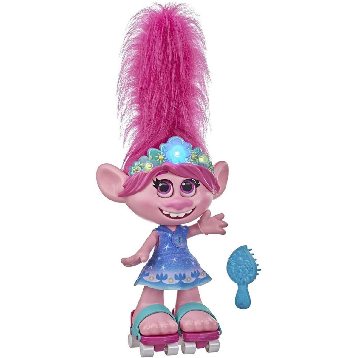 HASBRO Poupée Poppy Cheveux dansants Les Trolls 2