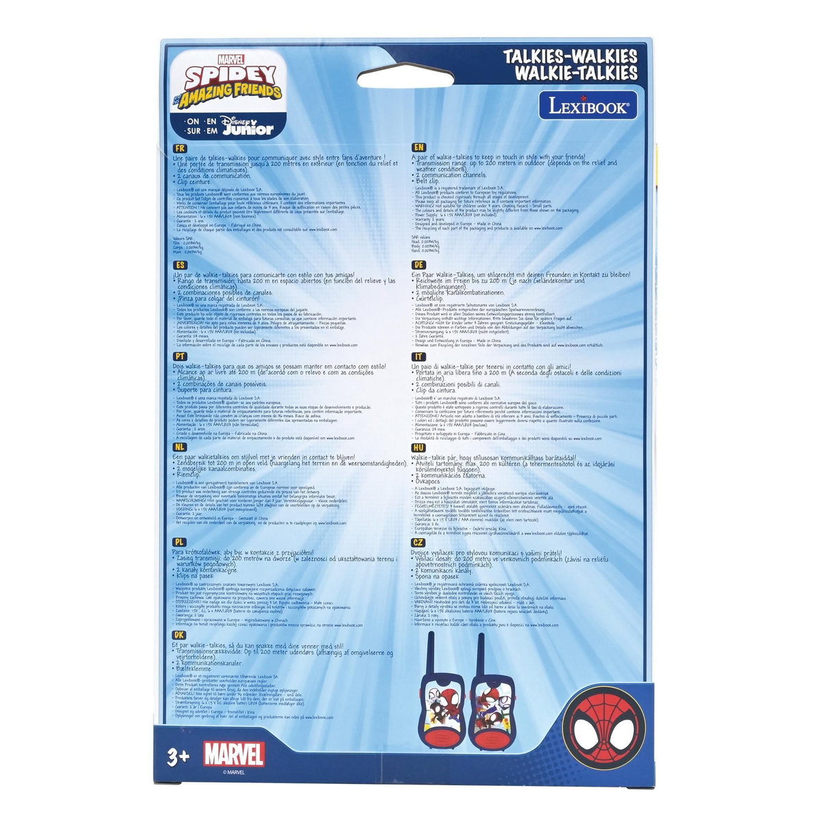Lexibook Talkies-Walkies Spidey portée 200m