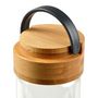 Voir la diapositive 3 : Paris Prix Gourde Bouteille en Verre  Silicone  0,6L Anthracite