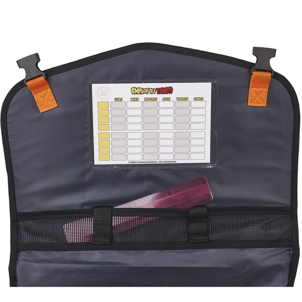 Dragon Ball Super Cartable 41 cm orange et noir