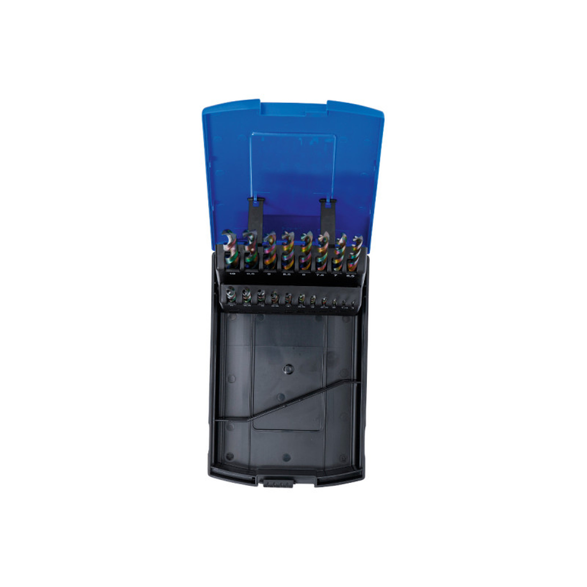 Voir la diapositive 3 :  Jeu de forets hélicoïdaux BGS TECHNIC - HSS Cobalt - 19 pcs - 2014