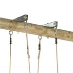 JARDIDECO Crochet pour balançoires doubles - Jardideco