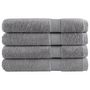 Voir la diapositive 1 : VIDAXL Serviettes de sauna de qualité supérieure SOLUND 4 pcs gris