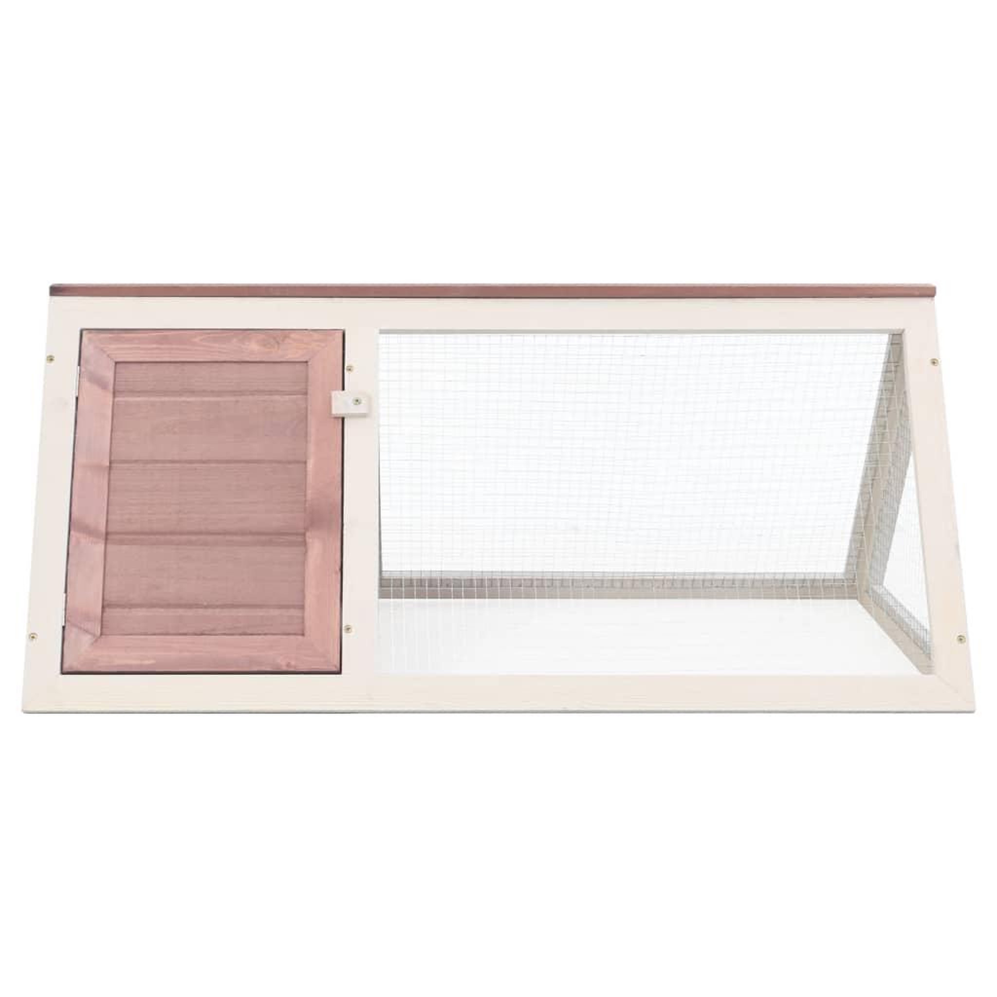 Voir la diapositive 2 : VIDAXL Clapier Marron Bois