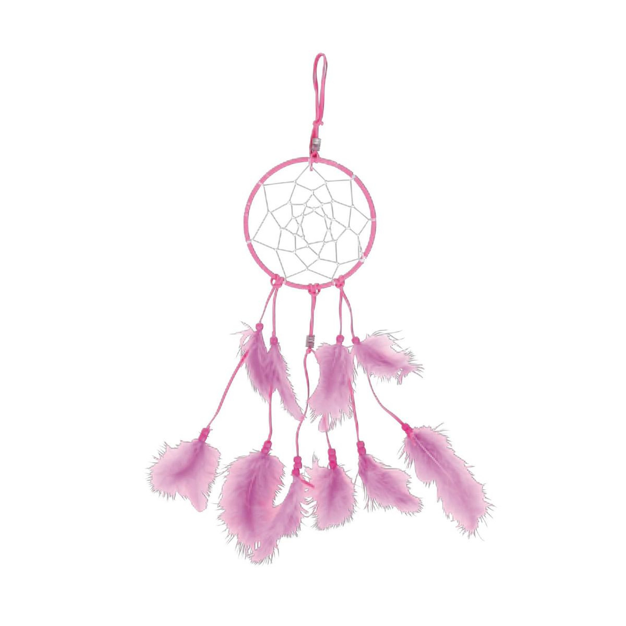 Voir la diapositive 2 : HOMEA Kit Attrape-Rêves  Dreamcatcher  Rose