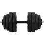 Voir la diapositive 2 : VIDAXL 1 x Haltere 15 kg