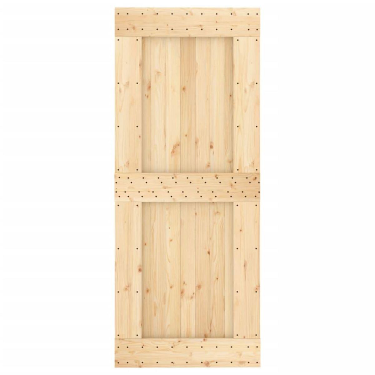 VIDAXL Porte NARVIK 85x210 cm bois massif de pin