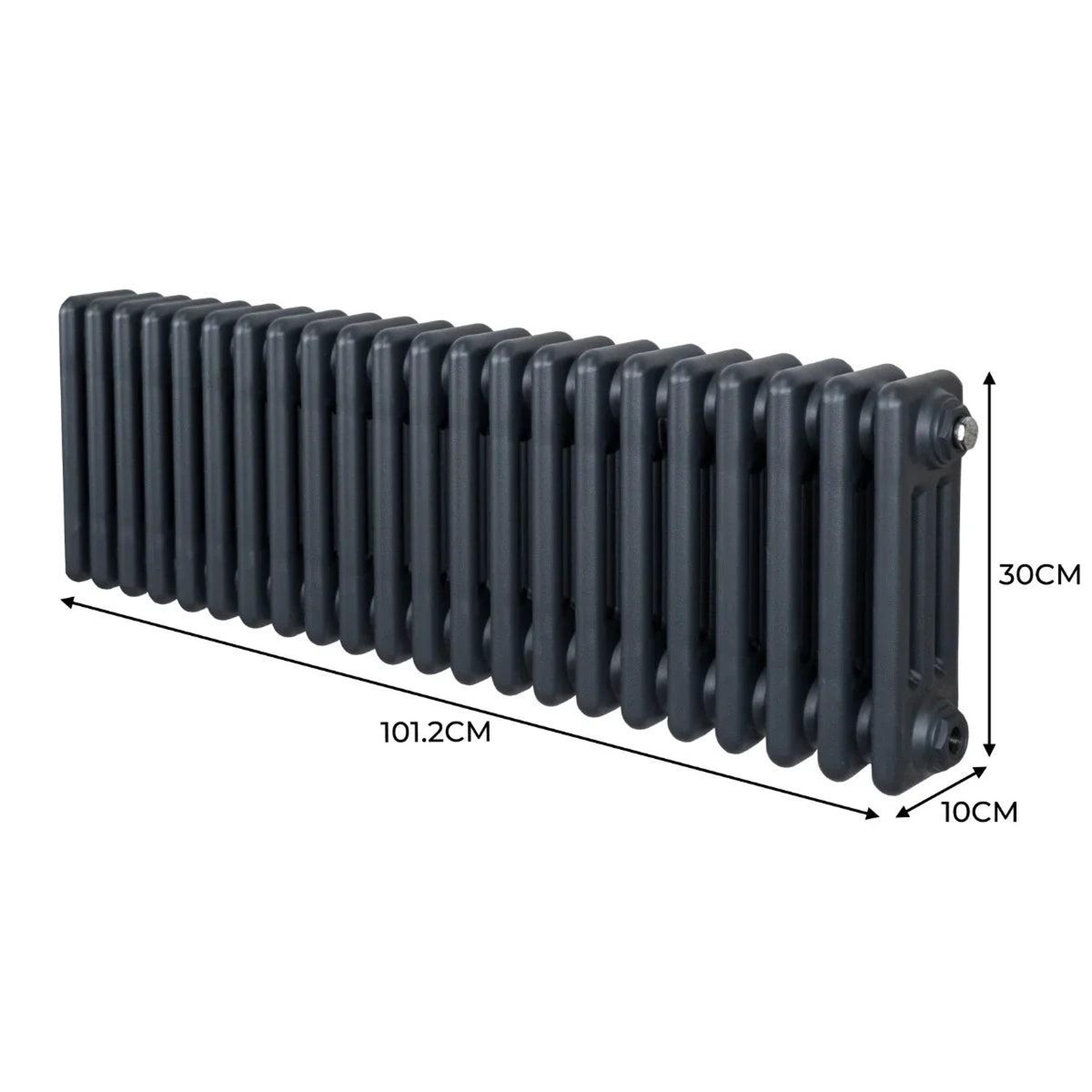 Voir la diapositive 5 : MONSTERSHOP Radiateur traditionnel à 3 colonnes – 300 x 1012 mm