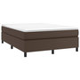 Voir la diapositive 3 : VIDAXL Cadre de lit sans matelas marron 140x190 cm similicuir